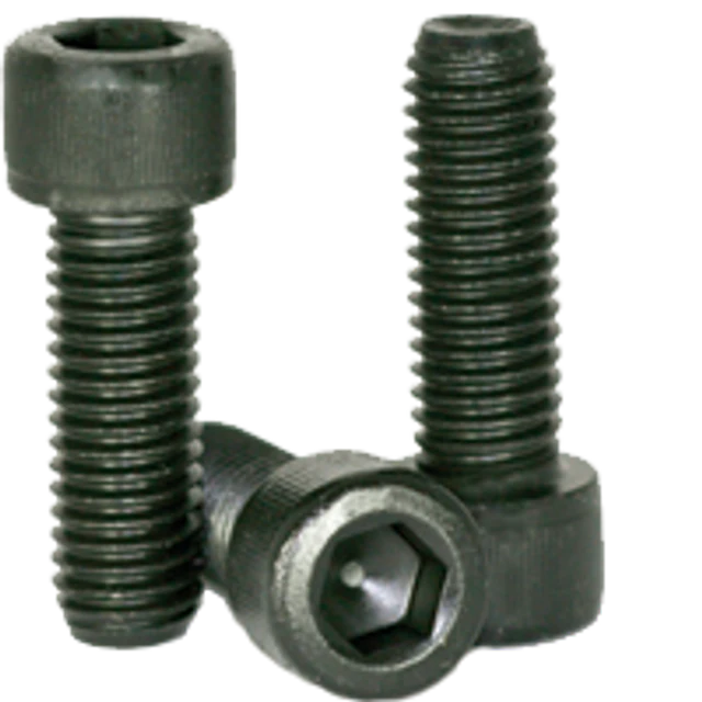 1/2"-13x1" FULLY THREADED SOCKET HEAD CAP SCREWS COARSE ALLOY THERMAL BLACK OXIDE