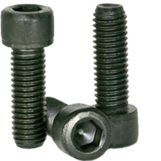 1/2"-20x2 1/4" PARTIALLY THREADED SOCKET HEAD CAP SCREWS FINE ALLOY THERMAL BLACK OXIDE