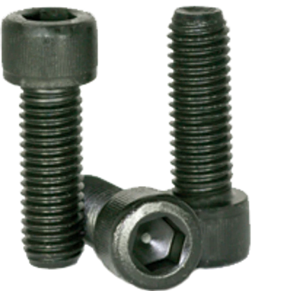 #1-72 FULLY THREADED SOCKET HEAD CAP SCREWS FINE ALLOY THERMAL BLACK OXIDE