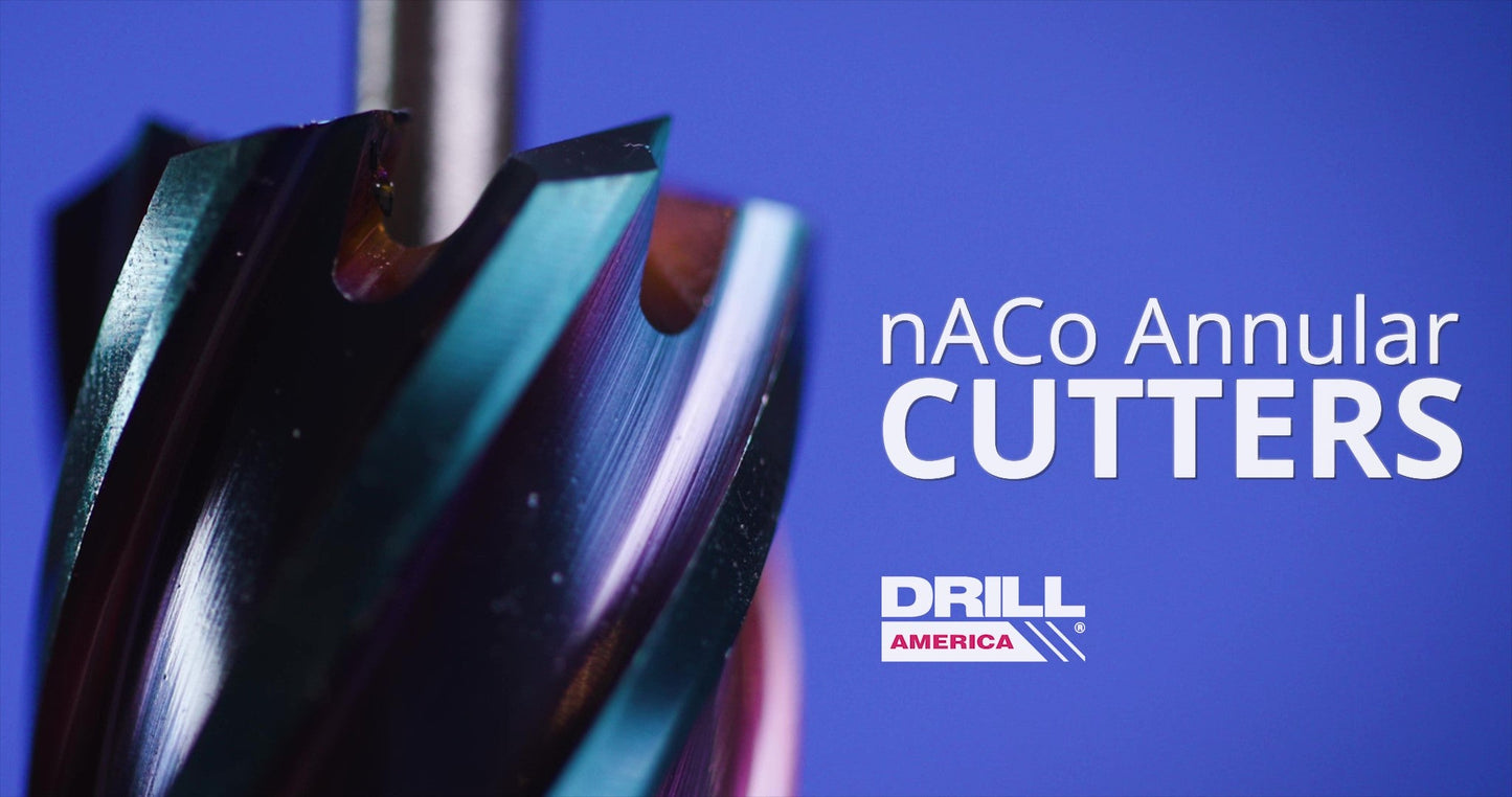 1-5/8" X 1" nACo (Nano-Composite) Coated Blue Annular Cutter