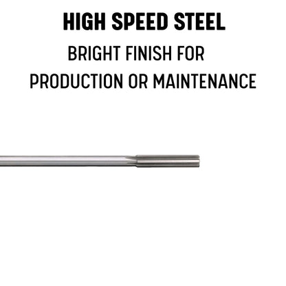 .0495 HSS Straight Shank Straight Flute Chucking Reamer